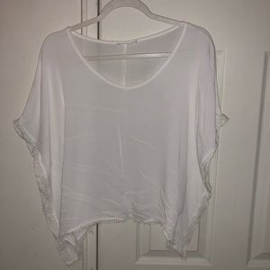 White baggy blouse